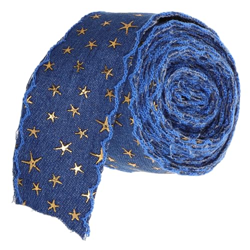 DECHOUS Denim-gurtband Gimp Trimmen Polsterverkleidung Denim-haarschmuck Sternenband Jeans-haarschleife Denim-accessoires Für Damen Jeansband. Jeansstoffband Polyester von DECHOUS