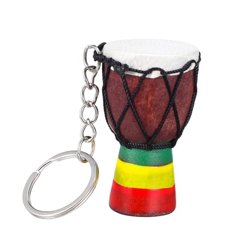 DECHOUS Djembe-Schlüsselanhänger Taschentrommel Trommelgurt Musikinstrument Schlüsselanhänger Schlüsselanhänger-Zubehör für Musikliebhaber Musikalischer Anhänger Holz DECHOUS Djembe-Schlüsselanhänger Taschentrommel Trommelgurt Musikinstrument Schlüsselanhänger Schlüsselanhänger-Zubehör für Musikliebhaber Musikalischer Anhänger Holz von DECHOUS