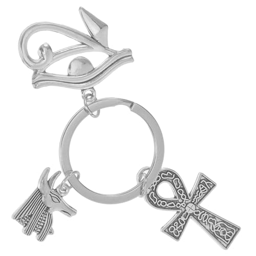 DECHOUS Einzigartiger Ägyptischer Schlüsselbund Anubis Symbol Schlüssel Ring Für Rucksackwagen Büro Alte Ägyptische Kunst Religiöser Schlüsselbund Böser Augen Keychain Ägyptische DECHOUS Einzigartiger Ägyptischer Schlüsselbund Anubis Symbol Schlüssel Ring Für Rucksackwagen Büro Alte Ägyptische Kunst Religiöser Schlüsselbund Böser Augen Keychain Ägyptische von DECHOUS