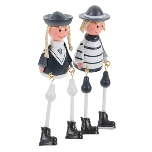 DECHOUS Elegante Mediterrane Holzhandwerk-sitzpuppen Am Meer Für Tischdekoration Heimdekoration DECHOUS Elegante Mediterrane Holzhandwerk-sitzpuppen Am Meer Für Tischdekoration Heimdekoration von DECHOUS