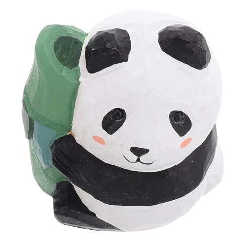 DECHOUS Entzückendes Rotes Panda-Ornament Handgeschnitzte Holzfigur Panda-Desktop- Für Das Home Office DECHOUS Entzückendes Rotes Panda-Ornament Handgeschnitzte Holzfigur Panda-Desktop- Für Das Home Office von DECHOUS