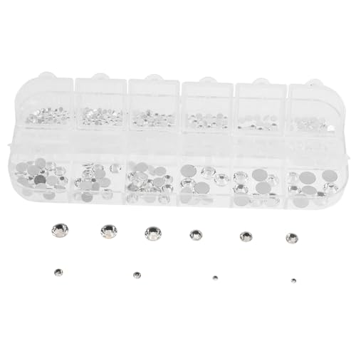DECHOUS Fächer Nageldesign Strasssteine Flache Glassteine in Weiß Kreative Maniküre Accessoires für DIY Nail Art Langlebige Nageldekorationen Geeignet für Nagelstudio und Heimgebrauch DECHOUS Fächer Nageldesign Strasssteine Flache Glassteine in Weiß Kreative Maniküre Accessoires für DIY Nail Art Langlebige Nageldekorationen Geeignet für Nagelstudio und Heimgebrauch von DECHOUS