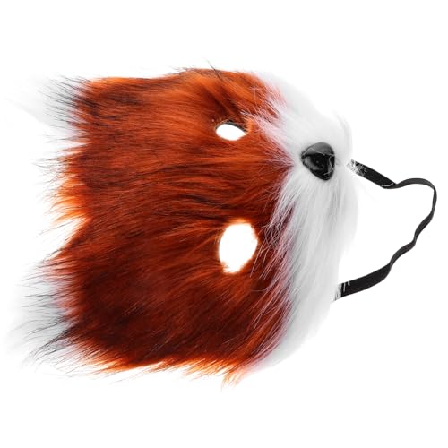 DECHOUS Fuchs Maske Cartoon-fuchs Gesichtsmaskerade Halloween-fuchs Handmaske Led-maske Fuchspelz Masken Dinosauriermaske Pelzige Pfoten Pelz Für Maske Halbmaske Plastik Light Brown DECHOUS Fuchs Maske Cartoon-fuchs Gesichtsmaskerade Halloween-fuchs Handmaske Led-maske Fuchspelz Masken Dinosauriermaske Pelzige Pfoten Pelz Für Maske Halbmaske Plastik Light Brown von DECHOUS