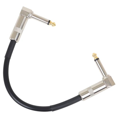 DECHOUS Gitarren Effektkabel mit Metallstecker Patchkabel für Gitarrenpedale Robustes Effektgerät Stromversorgungskabel aus Langlebigem Metall und PVC für Musiker DECHOUS Gitarren Effektkabel mit Metallstecker Patchkabel für Gitarrenpedale Robustes Effektgerät Stromversorgungskabel aus Langlebigem Metall und PVC für Musiker von DECHOUS
