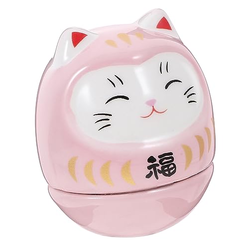 DECHOUS Dekorative Katzenfigur Japanische Tumbler Figurine Glückskatze Im Niedlichen Design Exquisite Katzen Deko Für Katzenliebhaber Glücksbringer Für Zuhause DECHOUS Dekorative Katzenfigur Japanische Tumbler Figurine Glückskatze Im Niedlichen Design Exquisite Katzen Deko Für Katzenliebhaber Glücksbringer Für Zuhause von DECHOUS