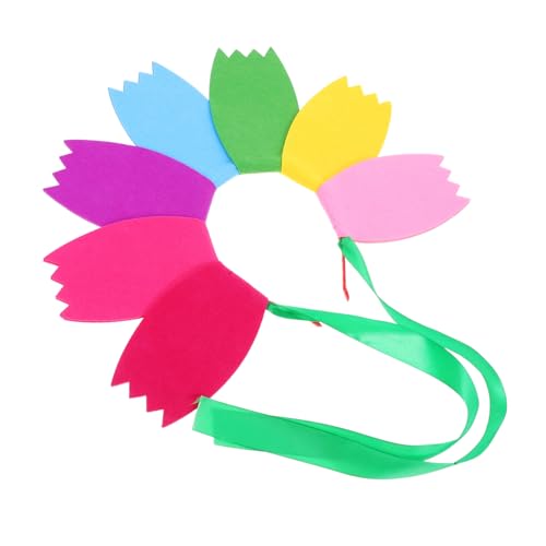 DECHOUS Haarreif Sonnenblume Bunt Lustiges Blumen haarband Strapazierfähiger Stoff Bequem für Geburtstagsfeiern Foto requisiten Mädchen Party Zubehör von DECHOUS