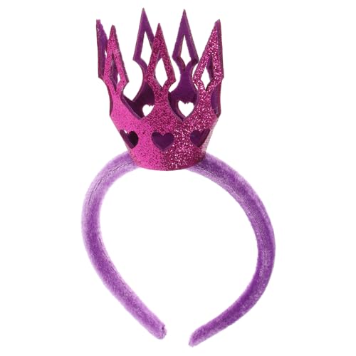 DECHOUS Haarschmuck für Prinzessinnen Festliche Haaraccessoires Cosplay Kopfschmuck Partystirnband Party-Stirnbänder für Frauen Kronen Krone Kopfbedeckung Prinzessinstirnband Stoff Violett DECHOUS Haarschmuck für Prinzessinnen Festliche Haaraccessoires Cosplay Kopfschmuck Partystirnband Party-Stirnbänder für Frauen Kronen Krone Kopfbedeckung Prinzessinstirnband Stoff Violett von DECHOUS