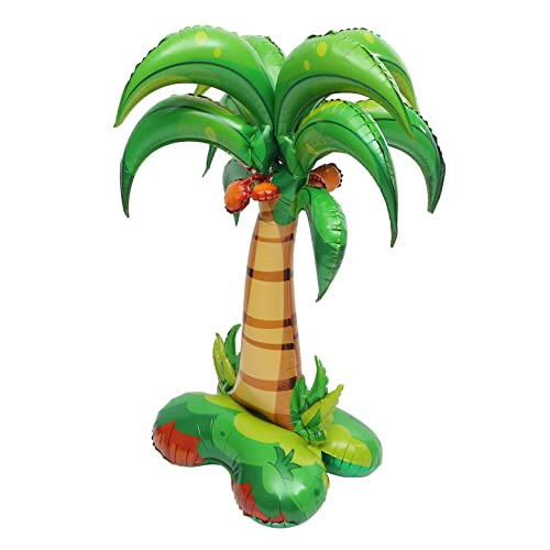 DECHOUS Hawaii Palm Tree Aluminium Folienballon Kokosnuss Modellierballon für Sommerpartys Deko Element für Kindergeburtstage Fotorequisiten und Raumgestaltung von DECHOUS