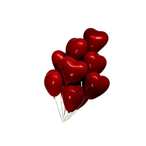 DECHOUS Herzform Luftballons Rot Dekorative Latexballons Für Hochzeit Valentinstag Und Partys Kreatives Partyzubehör Für Romantische Anlässe DECHOUS Herzform Luftballons Rot Dekorative Latexballons Für Hochzeit Valentinstag Und Partys Kreatives Partyzubehör Für Romantische Anlässe von DECHOUS
