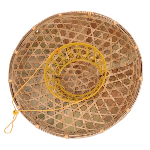 DECHOUS Hut aus Bambus retro Landwirtschaft Seilhüte geflochtene Mütze Mann bastelzeug kletterstange strandkorbzauber Sonnenhut mit Bambuskrempe handgewebter Sonnenhut Sonnenschutzhüte DECHOUS Hut aus Bambus retro Landwirtschaft Seilhüte geflochtene Mütze Mann bastelzeug kletterstange strandkorbzauber Sonnenhut mit Bambuskrempe handgewebter Sonnenhut Sonnenschutzhüte von DECHOUS
