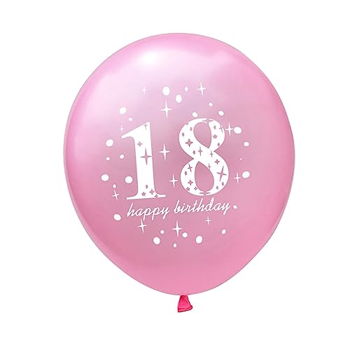 DECHOUS Latex Ballons Für Geburtstag Geburtstagsballons Und Schwarz Runde Ballons Für Festliche Dekorationen Und Feiern von DECHOUS