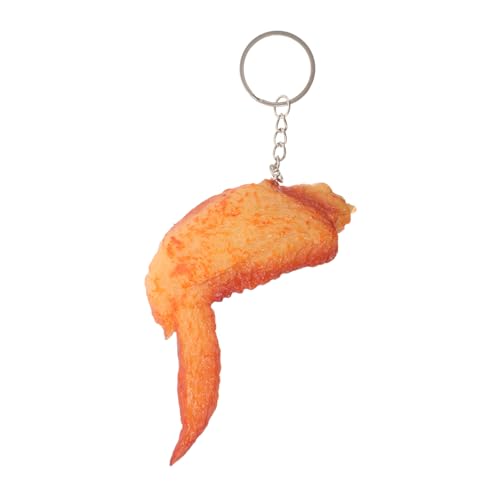 DECHOUS Lebensmittel-schlüsselanhänger, Hühnerflügel-schlüsselanhänger, Hängender Hühnerflügel-anhänger, Taschenanhänger, DECHOUS Lebensmittel-schlüsselanhänger, Hühnerflügel-schlüsselanhänger, Hängender Hühnerflügel-anhänger, Taschenanhänger, von DECHOUS
