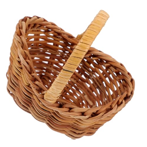 DECHOUS Mini Rattan Korb Mit Griff Handgefertigter Blumenkorb Für Hochzeiten Kleine Aufbewahrung Picknick Und Kreative Bastelprojekte Aus Natürlichem Rattan Gefertigt DECHOUS Mini Rattan Korb Mit Griff Handgefertigter Blumenkorb Für Hochzeiten Kleine Aufbewahrung Picknick Und Kreative Bastelprojekte Aus Natürlichem Rattan Gefertigt von DECHOUS