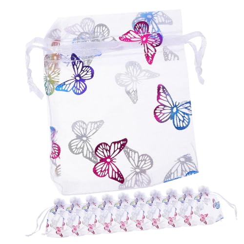 DECHOUS Organzabeutel-set 7 X 9 Cm Schmuckaufbewahrung Hochzeitsgeschenk 50 Stück Kordelzug von DECHOUS