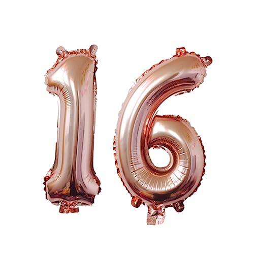 DECHOUS 40 Zoll Nummer 16 Ballon Dekorationen Große Aluminiumfolie Party Supplies Foto Requisiten Für Geburtstag Hochzeit DECHOUS 40 Zoll Nummer 16 Ballon Dekorationen Große Aluminiumfolie Party Supplies Foto Requisiten Für Geburtstag Hochzeit von DECHOUS