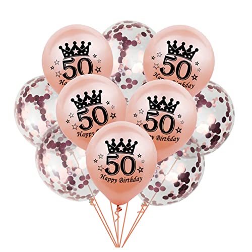 DECHOUS Roségold Latexballons Zur Geburtstagsfeier Paillettenballons Und Latexballons Für Party Dekoration Perfekte Ornamente Für Jubiläen Und Feiern DECHOUS Roségold Latexballons Zur Geburtstagsfeier Paillettenballons Und Latexballons Für Party Dekoration Perfekte Ornamente Für Jubiläen Und Feiern von DECHOUS