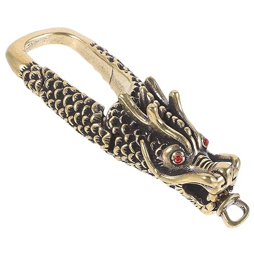 DECHOUS Schlüsselanhänger Accessoires Für Männer Karabinerhaken Für Schlüssel Drachenkopf-anhänger Herren Schlüsselanhänger Vintage Schlüsselschnalle Auto Schlüsselanhänger Ringe Messing DECHOUS Schlüsselanhänger Accessoires Für Männer Karabinerhaken Für Schlüssel Drachenkopf-anhänger Herren Schlüsselanhänger Vintage Schlüsselschnalle Auto Schlüsselanhänger Ringe Messing von DECHOUS