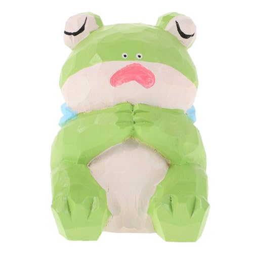 DECHOUS Schnitzereien Aus Holz Frosch-Statue Tiere Aus Holz Froschskulptur Esstisch Herzstück Holzornamente Mini-holzverzierungen Holzhandwerksschmuck Froschstatuen Green Hölzern DECHOUS Schnitzereien Aus Holz Frosch-Statue Tiere Aus Holz Froschskulptur Esstisch Herzstück Holzornamente Mini-holzverzierungen Holzhandwerksschmuck Froschstatuen Green Hölzern von DECHOUS