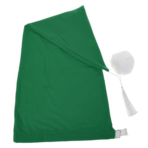 DECHOUS Weihnachtlicher Zwerghut Grün Deko Partyhut für Erwachsene Vielseitiges Cosplay Accessoire Bequeme Passform Einsetzbar für Festtage und Fotoshootings von DECHOUS