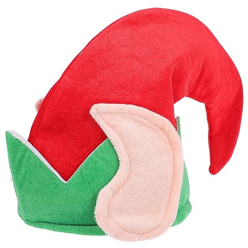 DECHOUS Weihnachts Elfenmütze aus Weichem mit Gebogenen Ohren Lustige Kostüm Dekoration für Weihnachtsfeiern und Familien Vielseitiger Party Hut für Erwachsene DECHOUS Weihnachts Elfenmütze aus Weichem mit Gebogenen Ohren Lustige Kostüm Dekoration für Weihnachtsfeiern und Familien Vielseitiger Party Hut für Erwachsene von DECHOUS