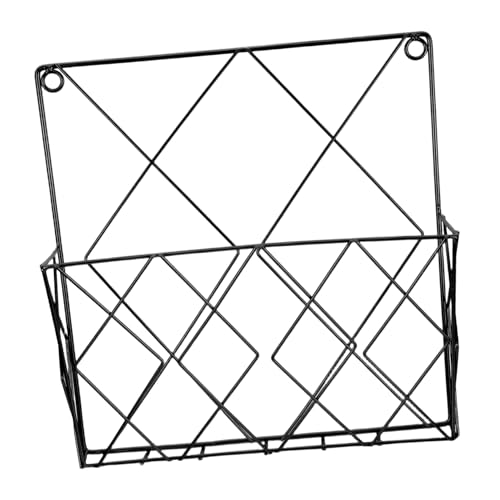 DECHOUS Zeitschriftenhalter Aus Metalldraht Zur Wandmontage, Zeitschriftenständer Aus Eisen, Multifunktionaler Aufbewahrungsorganisator, Bücher- Und Aktenordnerständer Aus Metall DECHOUS Zeitschriftenhalter Aus Metalldraht Zur Wandmontage, Zeitschriftenständer Aus Eisen, Multifunktionaler Aufbewahrungsorganisator, Bücher- Und Aktenordnerständer Aus Metall von DECHOUS