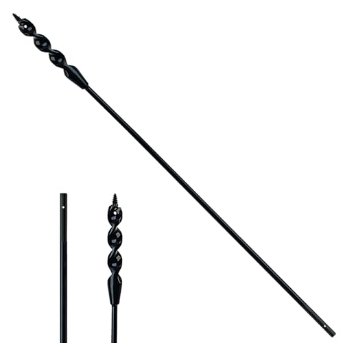 DECKRKAT Flexibler Montagebohrer, 91,4 cm, 1,27 cm, mit Fischaugenloch und rutschfestem 3-flachem Schaft für Drahtziehen durch Wände, Decken, Gehwege. von DECKRKAT