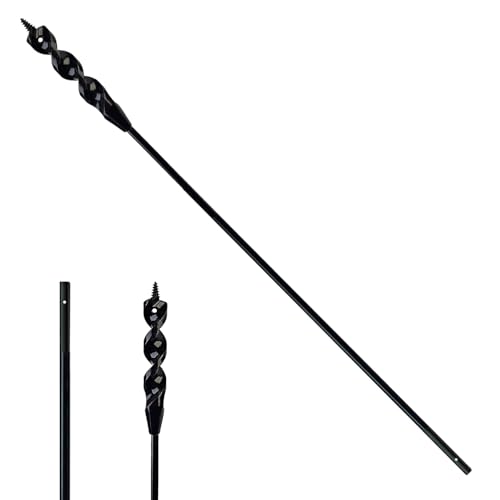 DECKRKAT Flexibler Montagebohrer, 91,4 cm, Schlangenbohrer mit Fischaugenloch und rutschfestem 3-flachem Schaft für Drahtziehen durch Wände, Decken, Gehwege. DECKRKAT Flexibler Montagebohrer, 91,4 cm, Schlangenbohrer mit Fischaugenloch und rutschfestem 3-flachem Schaft für Drahtziehen durch Wände, Decken, Gehwege. von DECKRKAT