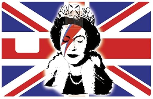 Aufkleber für Bankkarte, US-Format, Queen Elisabeth Vs Bowie in England – unterscheiden und dekorieren Sie Ihre Bankkarte nach Ihren Wünschen Aufkleber für Bankkarte, US-Format, Queen Elisabeth Vs Bowie in England – unterscheiden und dekorieren Sie Ihre Bankkarte nach Ihren Wünschen von DECO-IDEES