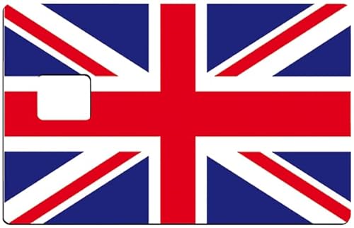 Aufkleber für Bankkarten, US-Format, UK-Flagge, Union Jack - Verschiedene und dekorieren Sie Ihre Bankkarte nach Belieben von DECO-IDEES