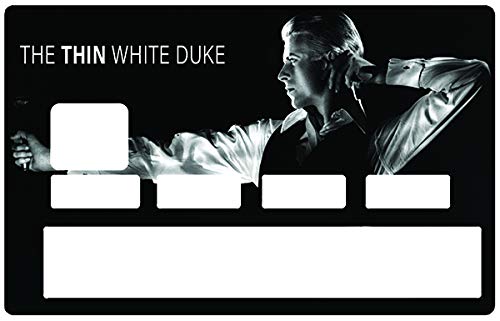 DAVID BOWIE, The Thin white duke- Kreditkarten Aufkleber – Passgenaue Aufkleber – Differenzieren und dekorieren Sie Ihre Bankkarte nach Ihren Wünschen !! von DECO-IDEES