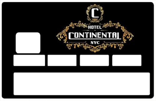 Hotel Continental New York - Bankkartenaufkleber - unterscheiden und dekorieren Sie Ihre Bankkarte nach Ihren Wünschen von DECO-IDEES