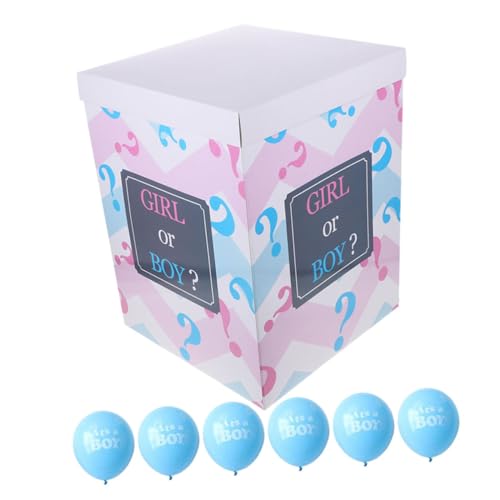 DECOMELODY Ballonboxen Zur Enthüllung Des Geschlechts Set Mit Dekorativen Ballons Für Die Babyparty-feier von DECOMELODY