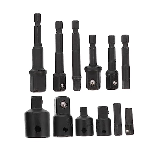 DECOMELODY 1 Satz Teiliges Set von Reduzieradaptern Vanadium Stahl für Elektrische Bohrmaschinen Effiziente Bohrer Verlängerungsrohre für Müheloses Bohren und Einfache Montage von DECOMELODY