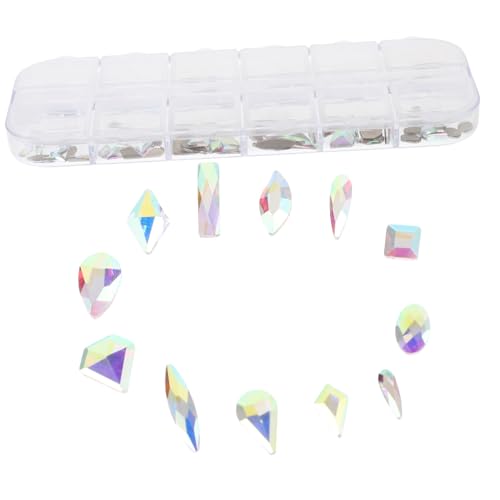 DECOMELODY 1 Schachtel Fächer Nageldesign Strasssteine Flache Rückseite Glitzernde DIY Nail Art Schmucksteine für Maniküre Dekoration Leichte Langlebige Nail Charms für Fingernägel DECOMELODY 1 Schachtel Fächer Nageldesign Strasssteine Flache Rückseite Glitzernde DIY Nail Art Schmucksteine für Maniküre Dekoration Leichte Langlebige Nail Charms für Fingernägel von DECOMELODY