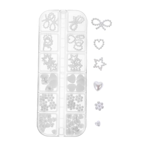 DECOMELODY 1 Schachtel Nail Art Perlen mit Flacher Rückseite Kreative Herzchen Perlen für Nageldekorationen DIY Maniküre Charms Leichtes für Professionelle und Private Nailart Designs DECOMELODY 1 Schachtel Nail Art Perlen mit Flacher Rückseite Kreative Herzchen Perlen für Nageldekorationen DIY Maniküre Charms Leichtes für Professionelle und Private Nailart Designs von DECOMELODY