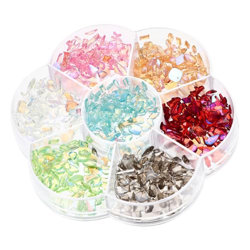 DECOMELODY 1 Schachtel Teiliges Nagelschmuck mit Resin Strasssteinen Vielseitige Farbige Nail Art Dekorationen Flache Rückseite für Einfache Anwendung für Anfänger und Profis Funkelnde DECOMELODY 1 Schachtel Teiliges Nagelschmuck mit Resin Strasssteinen Vielseitige Farbige Nail Art Dekorationen Flache Rückseite für Einfache Anwendung für Anfänger und Profis Funkelnde von DECOMELODY