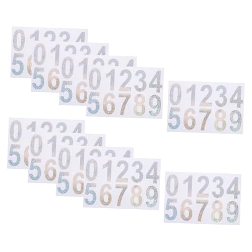 DECOMELODY 10 Sätze Nummern Für Mülleimer Selbstklebende Briefkastennummernaufkleber Digitale Nummernaufkleber Briefkastennummernaufkleber Reflektierende Briefkastennummern DECOMELODY 10 Sätze Nummern Für Mülleimer Selbstklebende Briefkastennummernaufkleber Digitale Nummernaufkleber Briefkastennummernaufkleber Reflektierende Briefkastennummern von DECOMELODY