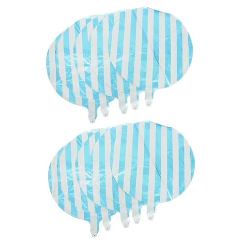 DECOMELODY 10 Stück Bonbonfarbene Luftballons Hochzeitsdekorationen UV sortiert Dekorate ballons runder gestreifter Ballon Aluminiumfolie Himmelblau DECOMELODY 10 Stück Bonbonfarbene Luftballons Hochzeitsdekorationen UV sortiert Dekorate ballons runder gestreifter Ballon Aluminiumfolie Himmelblau von DECOMELODY