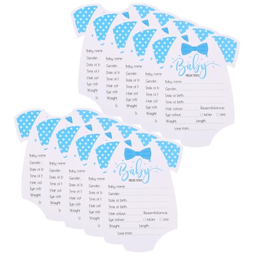 DECOMELODY 10 Stück Geschlechts-enthüllungskarte Dekorationen Oh Bekanntmachung Was Ist Party Kind Mädchen Farbig Einladung Blau Kommen Aufdecken Pastell Cartoon-vorhersagekarten Papier DECOMELODY 10 Stück Geschlechts-enthüllungskarte Dekorationen Oh Bekanntmachung Was Ist Party Kind Mädchen Farbig Einladung Blau Kommen Aufdecken Pastell Cartoon-vorhersagekarten Papier von DECOMELODY