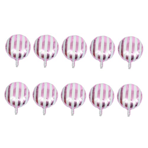 DECOMELODY 10 Stück Teiliges Runde Gestreifte Aluminiumfolie Ballons in Candy Farben Langlebige Partydeko für Geburtstag Shower Vielseitige Wand und Fensterdekoration DECOMELODY 10 Stück Teiliges Runde Gestreifte Aluminiumfolie Ballons in Candy Farben Langlebige Partydeko für Geburtstag Shower Vielseitige Wand und Fensterdekoration von DECOMELODY