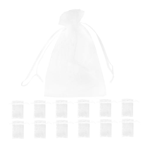DECOMELODY 100 Stück Organzabeutel Schmuckbeutel Gazebeutel Tasche Mit Kordelzug Kleine Netzbeutel Süßigkeitentüten Für Die Hochzeit Kleine Netztaschen Halskettenbeutel Weiß DECOMELODY 100 Stück Organzabeutel Schmuckbeutel Gazebeutel Tasche Mit Kordelzug Kleine Netzbeutel Süßigkeitentüten Für Die Hochzeit Kleine Netztaschen Halskettenbeutel Weiß von DECOMELODY
