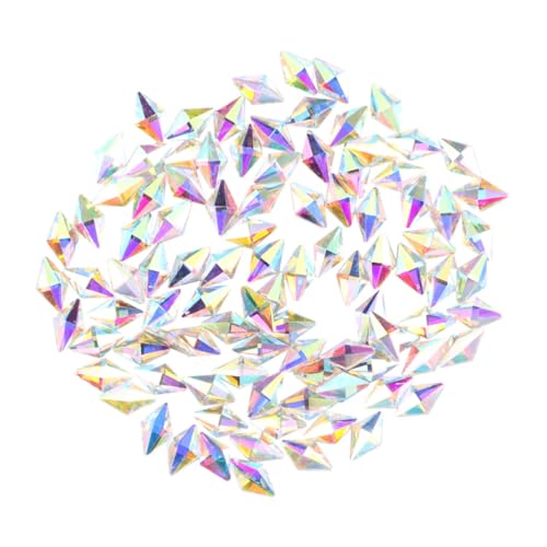 DECOMELODY 100 Stück Rhombus Nagelsteine Imitation Glitzer Strasssteine Glänzende Nail Art Dekorationen Flache Rückseite für DIY Nageldesign Handy Basteln DECOMELODY 100 Stück Rhombus Nagelsteine Imitation Glitzer Strasssteine Glänzende Nail Art Dekorationen Flache Rückseite für DIY Nageldesign Handy Basteln von DECOMELODY