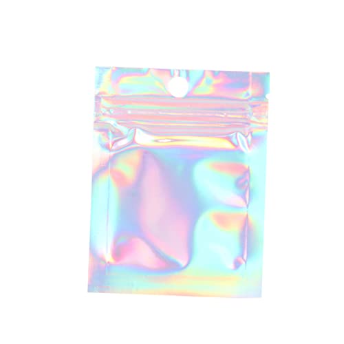DECOMELODY 100 Stück Selbstverschließbare Plastiktüten für Schmuckverpackung Bunte Design Taschen für Hochzeiten Partys und Geschäftspräsentationen von DECOMELODY