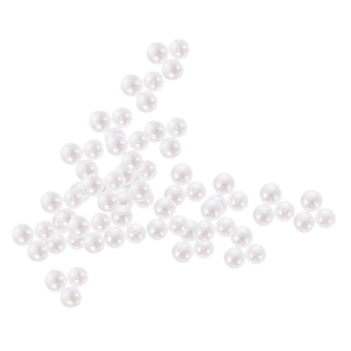 DECOMELODY 10000 Stück DIY Manicure Supply Perlenschmuck Halbkreis Perlen Mix Weiß Nagelkunst Schmuck Basteln Zubehör für Natürliche und Künstliche Nägel von DECOMELODY