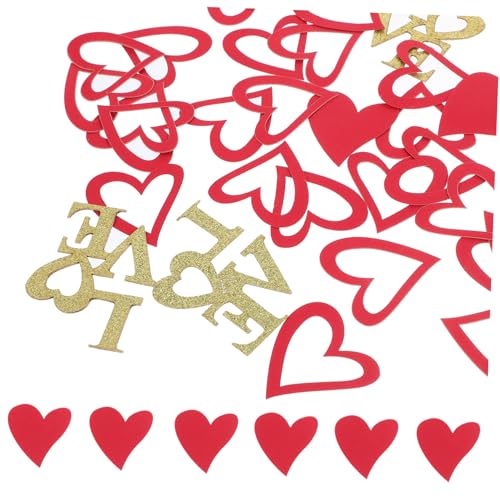 DECOMELODY 100Stücke Konfetti Für Hochzeit Valentinstag Jahrestag Verlobung Brautparty Tischdekoration Romantische Papierstücke Für Festliche Anlässe DECOMELODY 100Stücke Konfetti Für Hochzeit Valentinstag Jahrestag Verlobung Brautparty Tischdekoration Romantische Papierstücke Für Festliche Anlässe von DECOMELODY