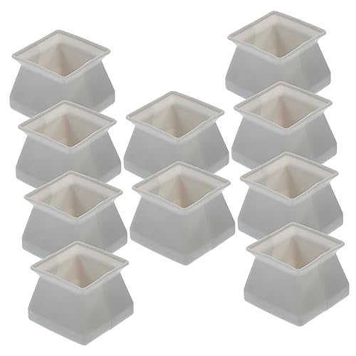 DECOMELODY 10Stücke Teiliges Silikon Stuhlbeinschützer Antirutsch Bodenschutz für Möbelbeine für Tische und Stühle Schützend und Langlebig für Hartholzböden von DECOMELODY