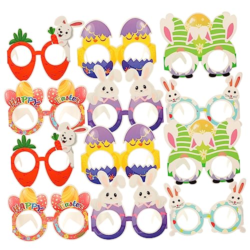 DECOMELODY 12 Stück Themenbrille für Dekorative Sonnenbrillen für Ostern Kreative Partyaccessoires für Familien und Freunde Sicher und Wiederverwendbar DECOMELODY 12 Stück Themenbrille für Dekorative Sonnenbrillen für Ostern Kreative Partyaccessoires für Familien und Freunde Sicher und Wiederverwendbar von DECOMELODY