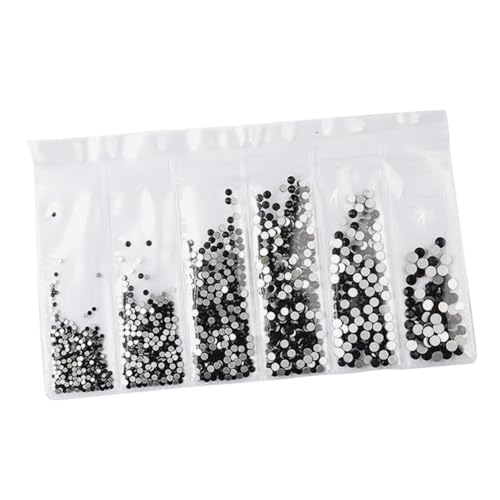 DECOMELODY 1364 Stück Schwarze Nail Art Strasssteine Vielseitige Manicure Dekoration DIY Nageldekorationen für Natürliche und Künstliche Nägel Langlebige Leichte Nail Art Supplies für Damen DECOMELODY 1364 Stück Schwarze Nail Art Strasssteine Vielseitige Manicure Dekoration DIY Nageldekorationen für Natürliche und Künstliche Nägel Langlebige Leichte Nail Art Supplies für Damen von DECOMELODY