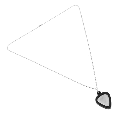 DECOMELODY 1Satz Gitarre Plektrum Halter Anhänger Aus Gitarren Picks Für Gitarre Ukulele Bass Zubehör Für Musiker Mit Kette Und Halterung von DECOMELODY