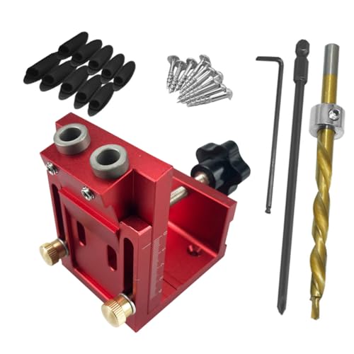 DECOMELODY 1Satz Pocket Hole Jig Tragbarer Bohrleitfaden für Holzarbeiten Präzise Bohrhilfe mit Schnellspannvorrichtung für Anfänger und Profis für Möbelverbindungen DECOMELODY 1Satz Pocket Hole Jig Tragbarer Bohrleitfaden für Holzarbeiten Präzise Bohrhilfe mit Schnellspannvorrichtung für Anfänger und Profis für Möbelverbindungen von DECOMELODY